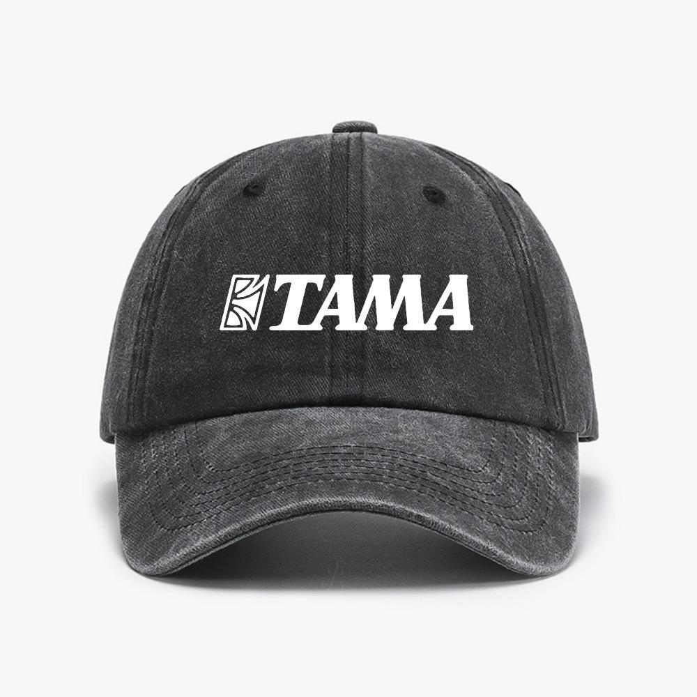 Fashion TAMA Print Drums Unisex Women Cap Heisenberg Casual Washed Distressed Denim Baseball Caps Unisex Adjustable Snapback Hats
