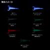DAIWA Worm Moonlight Breaking Beam 1.3 Red Glow