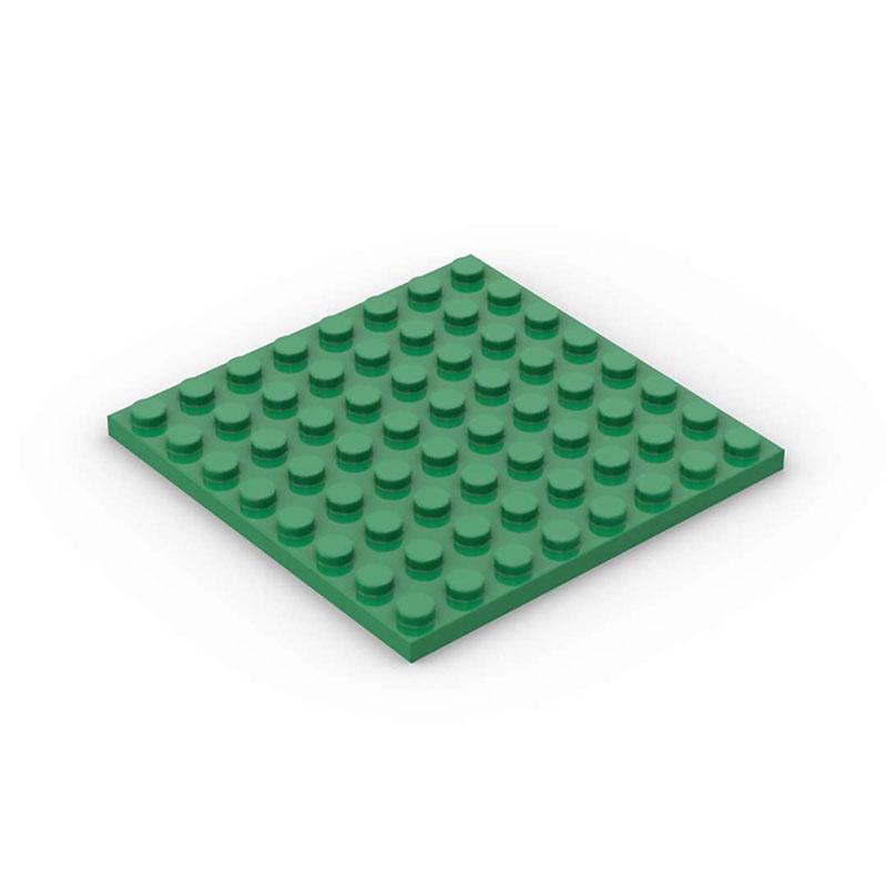 50 шт. Конструктор для поделок 8x8 точек 12 цветов Образовательные творческие игрушки для детей Размер Совместим с 41539 Тонкими фигурными кубиками