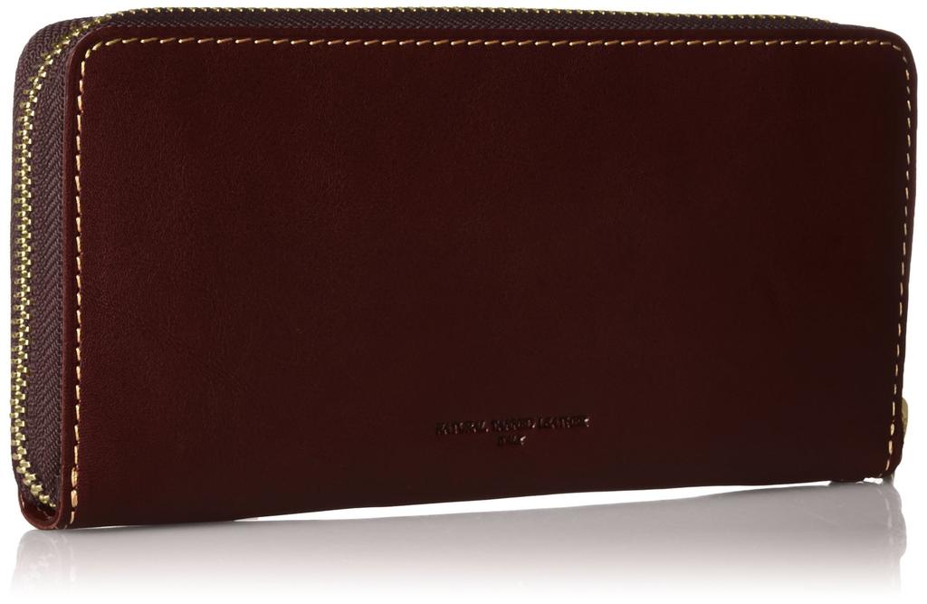 Кошелек круглый на молнии Area 266617 шоколадный [Takeokikuchi]