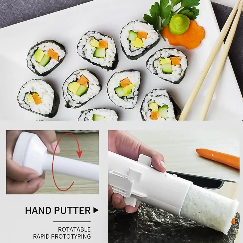 Быстрый суши-мейкер DIY Ролик Форма для риса Мясная овощная формочка для роллов Устройство для суши Машина для изготовления Бенто Кухонные гаджеты Новое