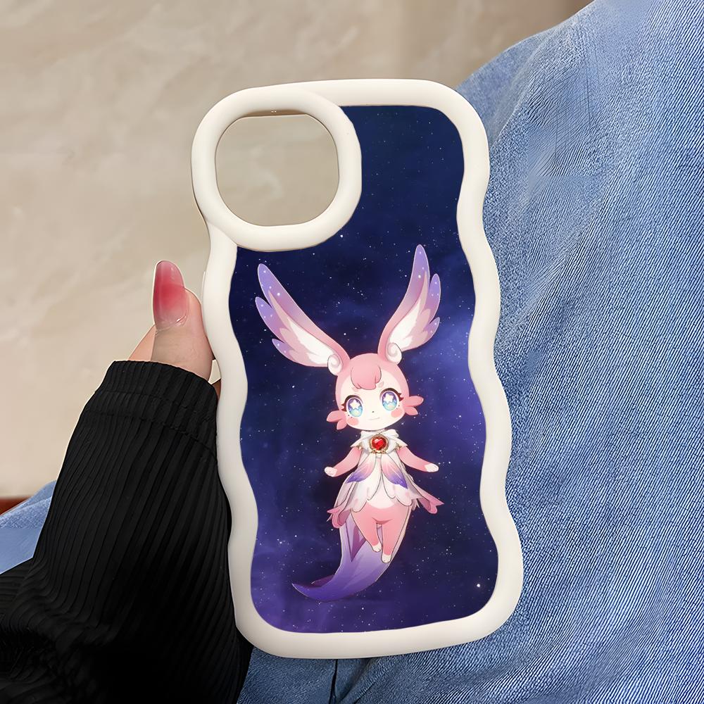 HSR Mem Wavy Edge TPU Mobile Phone Case for iPhone 17 16 15 14 13 12 11 Air Pro Max Plus Colorful Cover