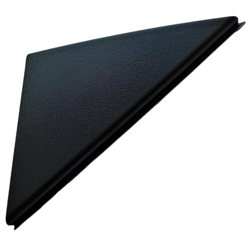 Car Rearview Mirror Triangle Panel Cover for Hyundai Kona 2018 2019 2020 2021 2022 2023 86190-J9000 86180-J9000 Unpainted Black