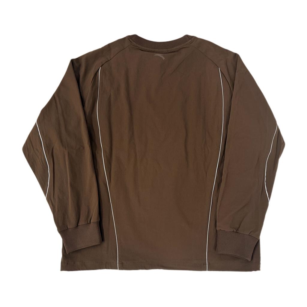 Anta Kyrie Удобная Универсальная Спортивная Повседневная Уличный Стиль Толстовка Пуловер Унисекс толстовки Каштаново-коричневый 172541601-2