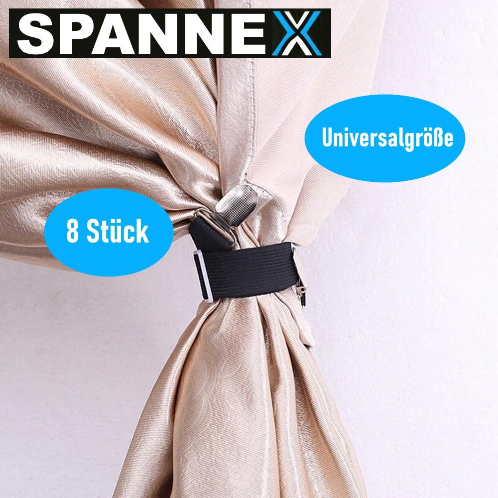 Регулируемые натяжители простыней SPANNEX, натяжители простыней, натяжители простыней до 200 см, 8 шт.