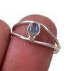 Натуральный кианит, драгоценный камень, ручная работа, серебро 925 пробы, ювелирное кольцо, размер 7 M0n53