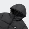 adidas Удобная повседневная теплая куртка с длинным рукавом и подкладкой унисекс черная JX1808