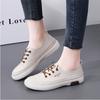 Модные женские весенне-летние кроссовки из натуральной кожи с мелкими кроссовками для бега, кроссовки для молодежи, студентов, девушек, мягкие кроссовки на плоской подошве, модные