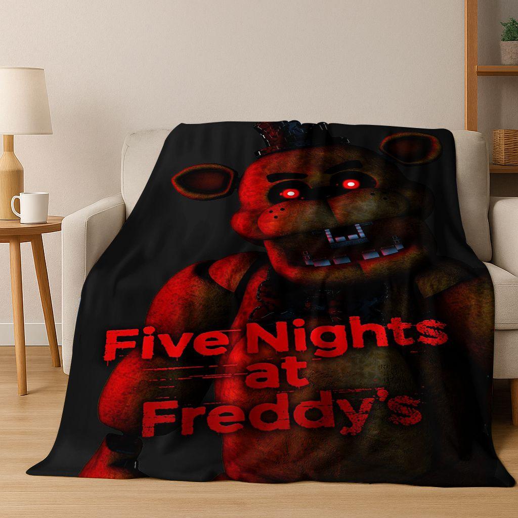 3D F-FNAF Игра Мультяшное Фланелевое Одеяло Мягкое Теплое Плед для Кровати Спальни Комнаты Гостиной Путешествий Кемпинга Пикника Подарок
