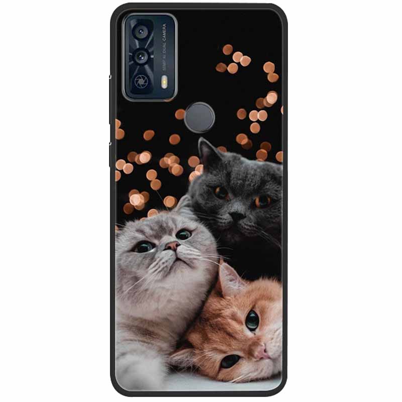 Чехол For TCL 20B Case 6159K Силиконовый Мягкий Модный TPU Чехол для Телефона для TCL 20B Case для TCL 20B 20 B Бампер Защитный TPU Оболочка