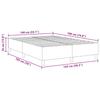 Platform Bed Frame Light Grey 140 x 190 cm Corduroy Fabric