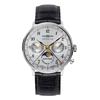 [Zeppelin] LZ 129 Hindenburg Mondphase Men's Watch, Quartz, 30m Water Resistance, Mineral Glass, Silver Dial, 7037-1