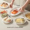 Эластичные одноразовые крышки для хранения продуктов