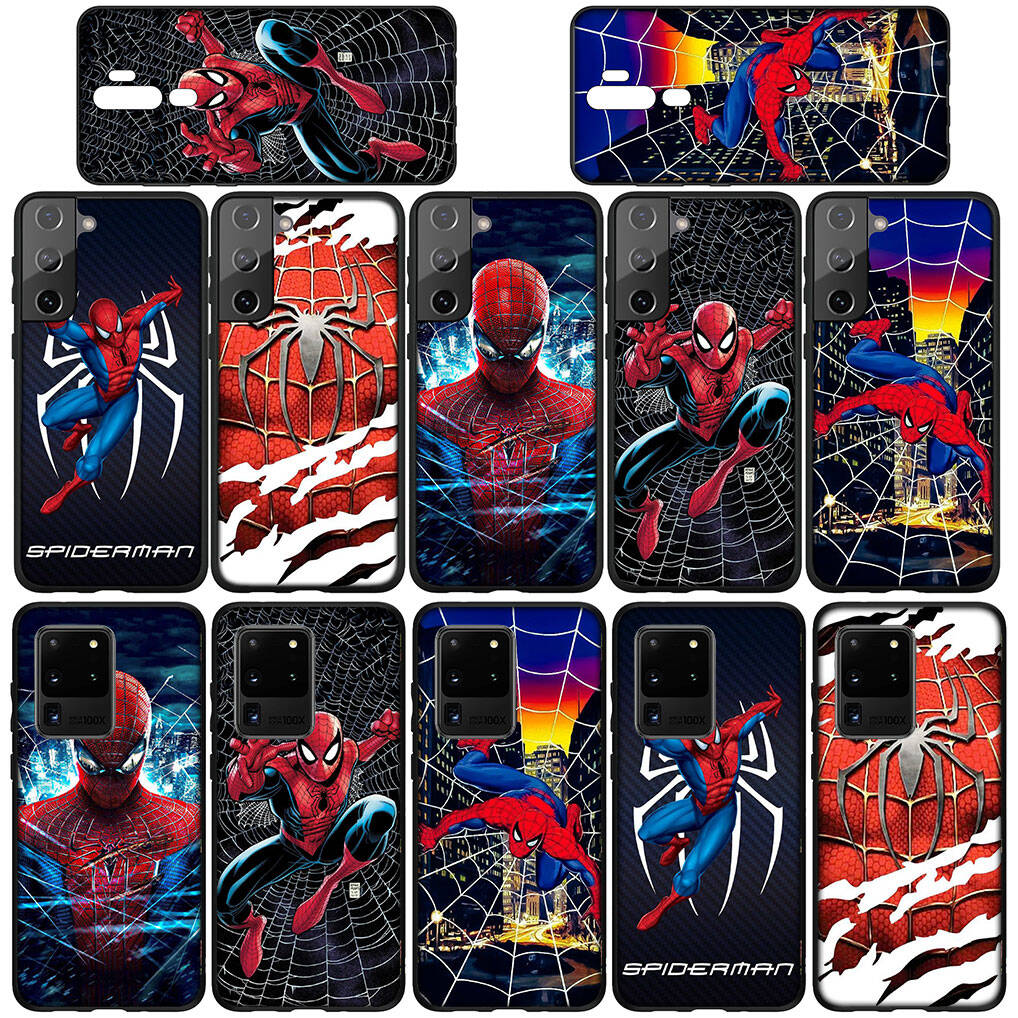 Для iPhone 17 15 Xiaomi Poco F7 F8 X7 X6 C85 C75 C71 M8 Redmi Note 14 13 12 11 Pro Max 14C 13C 15C A3 A4 Чехол для телефона Комиксы Человек-паук Marvel Человек-паук