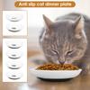 2/4 шт. Керамическая миска для питомца Кошачьи миски с нескользящим силиконовым основанием Миска-кормушка для питомца Миски для котят для влажного/сухого корма Контейнер для воды