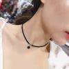 Yousheng темный стиль, женское ожерелье на ключице, круглый кулон, регулируемая длина, женское колье, ожерелье, ювелирное изделие, подарок