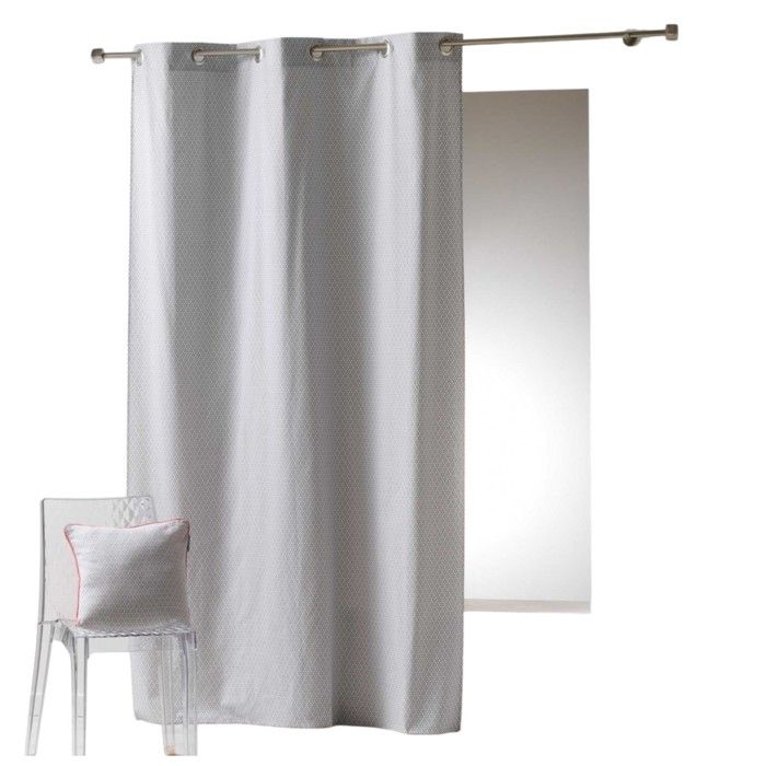 Rideau à oeillets 140 x 240 cm Galactic Gris