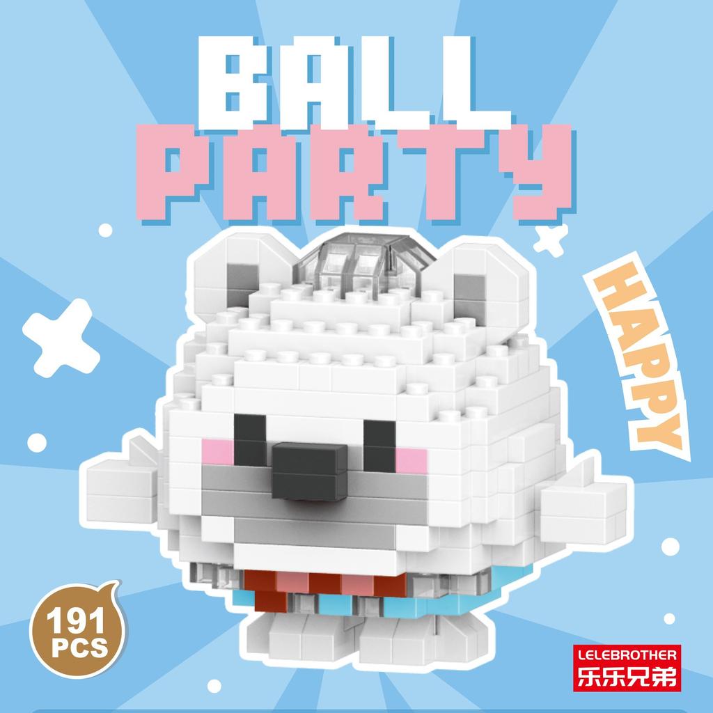 Серия кукол-животных из микрочастиц, строительные блоки, детские сборные игрушки