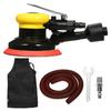Air Random Orbital Sander 5'' Vacuum Air Sander Non-vacuum Pneumatic Sandpaper Polished Grinding