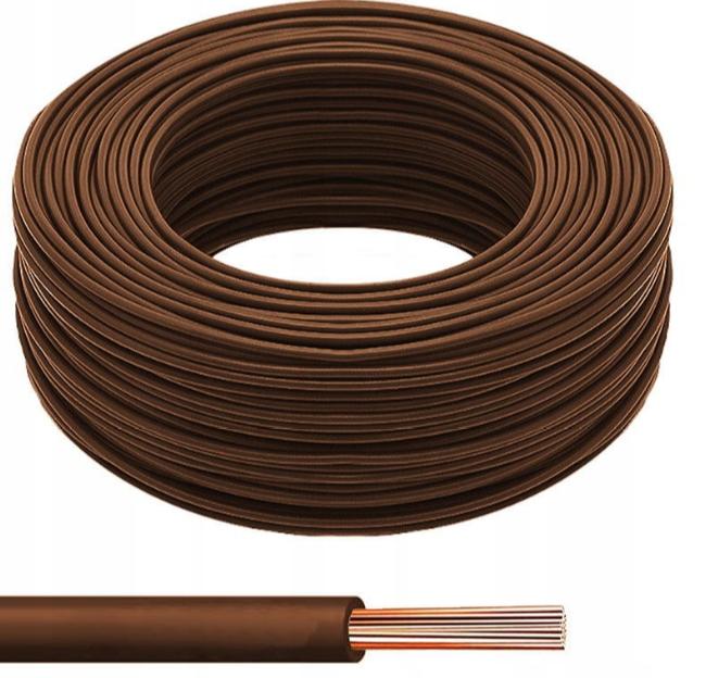 Electrical Wire Stranded Lgy 1X4 Brown 100M