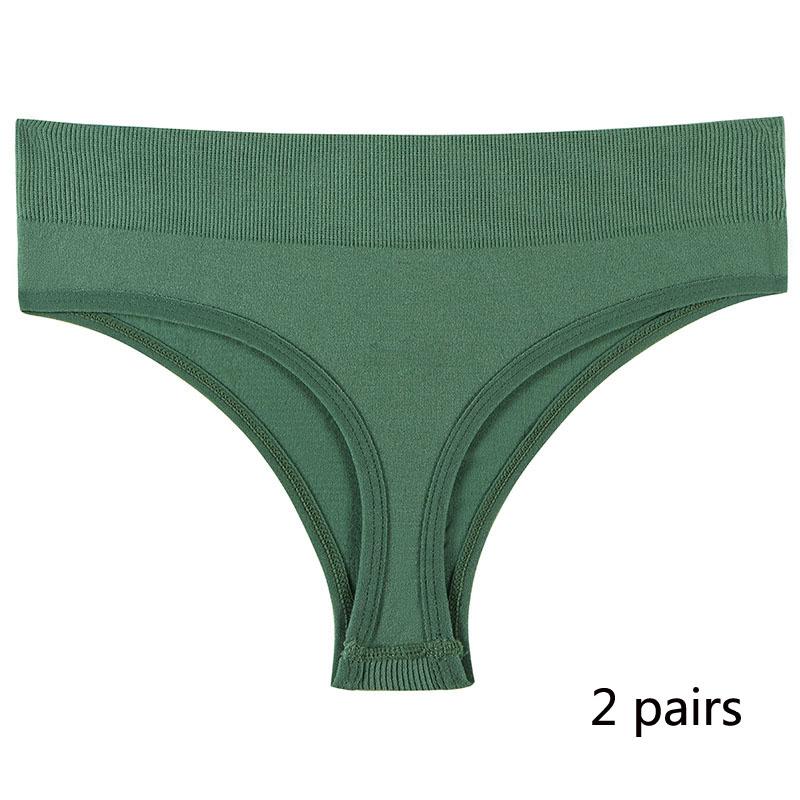 Спортивное нижнее белье для девочек, бесшовные сексуальные невидимые трусики со средней талией для девочек, однотонные удобные спортивные трусики с надписью «T» для женщин