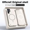 For Magsafe Frameless Magnetic Case For Samsung S26 S25 S24 S23 S22 S21 S20 FE Plus Note 20 Ultra Solid Color Hard PC Back Cover