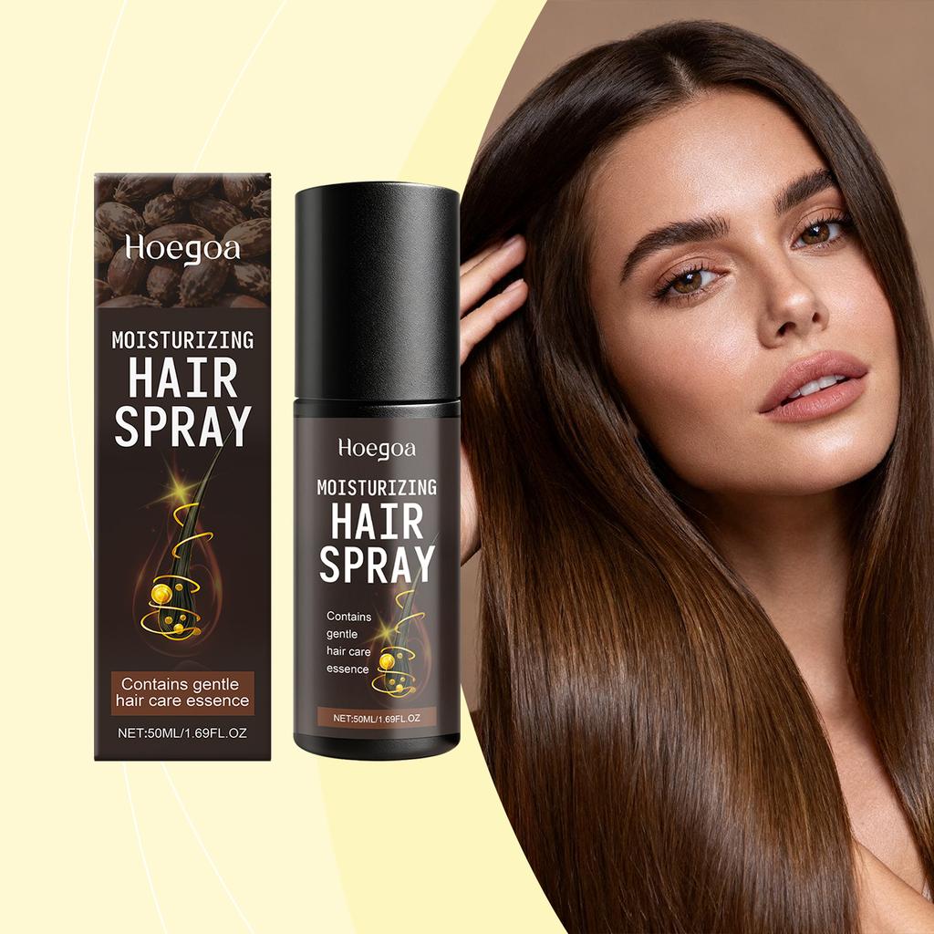 Moisturizing Hair Spray - Volumizing and silky daily hair care - Moisturizing hair - HOEGOA