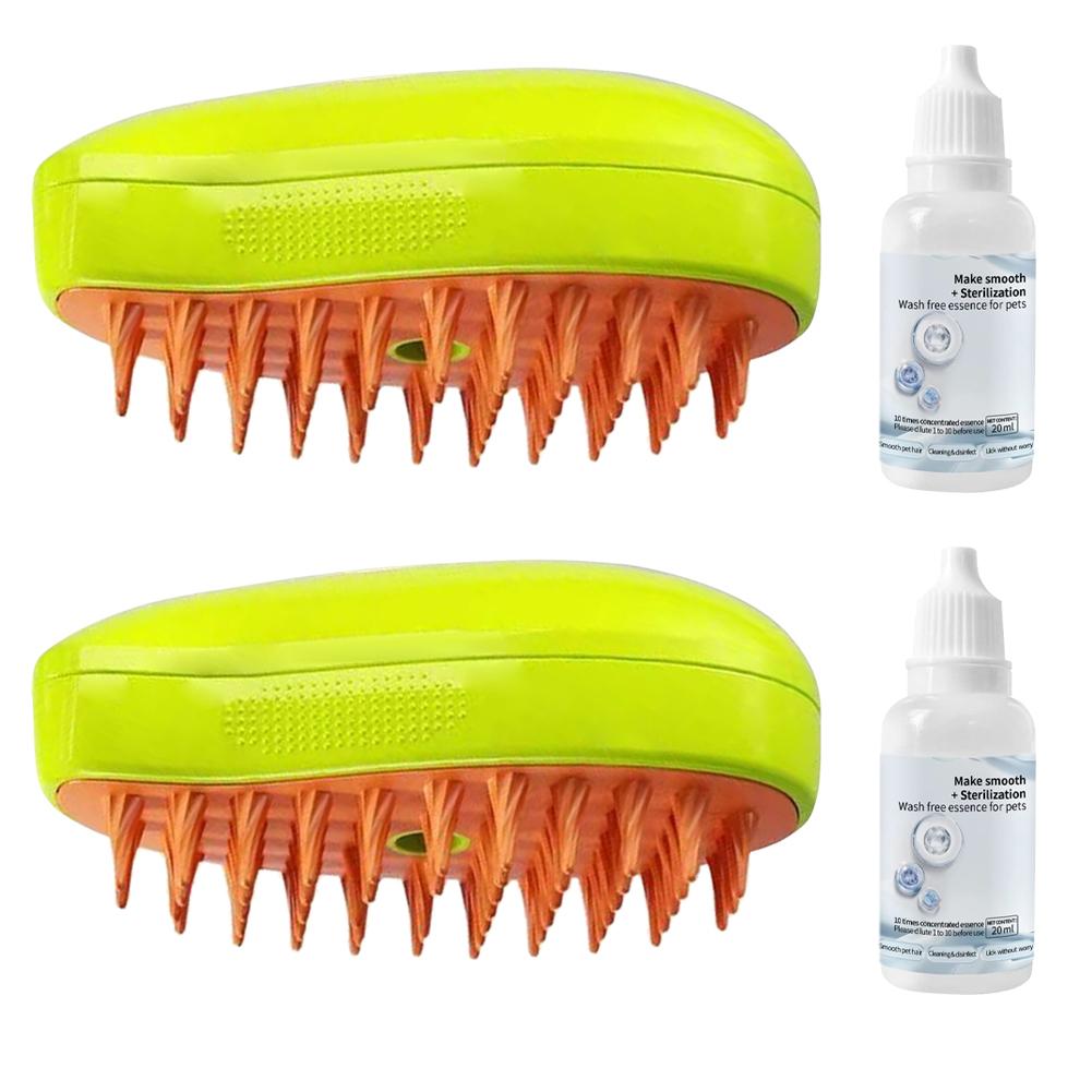 Паровая щетка для кошек 3 в 1, УФ-очистка, паровой спрей, массаж, косметическая расческа, удаление шерсти у собак и кошек, паровая щетка, принадлежности для ухода за кошками