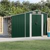 VidaXL Garden Shed, Tool Shed with Handles, Tool Shed with Sloping Roof, Terrace Storage Shed, Green 3188286