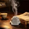 Creative PLA Incense Burners 3D Printed Tomb Burner Ornament, Imitation Stone Texture Unique Prank Gifts for Friends Burner, Desktop Holder