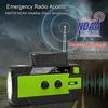 Emergency Weather Radio,Portable Hand Crank Radio,Solar Powered,AM/FM,SOS Alarm,Flashlight 4000mAh Rechargeable Power Bank