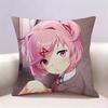 DDLC Нацуки Двусторонний принт Наволочка Узорчатая наволочка Для гостиной Подушка-подушка