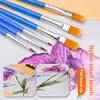 100 шт. набор для детей нейлоновые волосы цифровая масляная живопись ручка граффити раскраска кисть гипсовая линия крючок ручка акварель