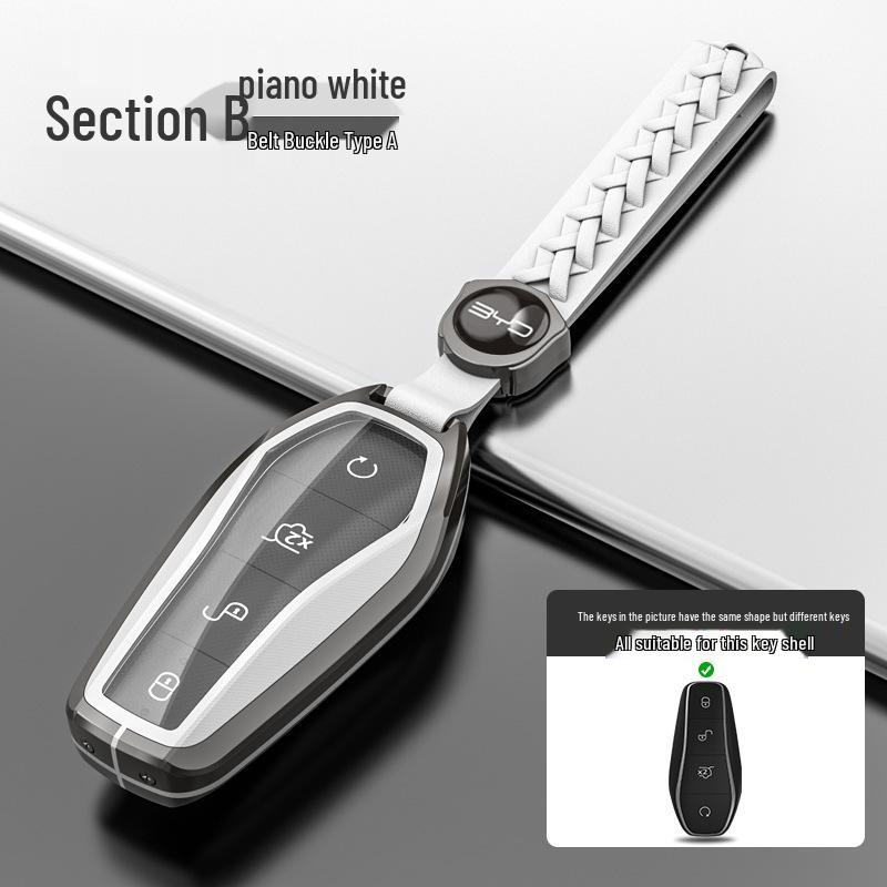 Чехол для ключей BYD: Совместим с Song Pro Plus, Yuan DMI, Dolphin, Han, Tang, Qin, Seal и Destroyer 05 Защитный чехол.