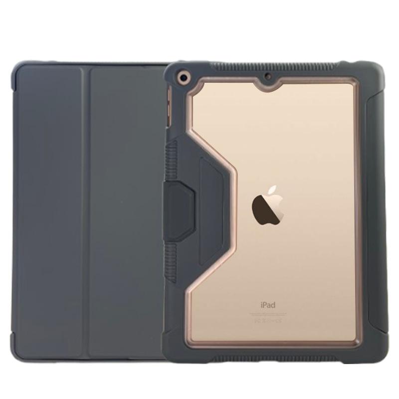 Защитный кожаный чехол для Apple iPad 10.2 с магнитной подставкой и противоударной конструкцией для моделей 2019-2021 годов.