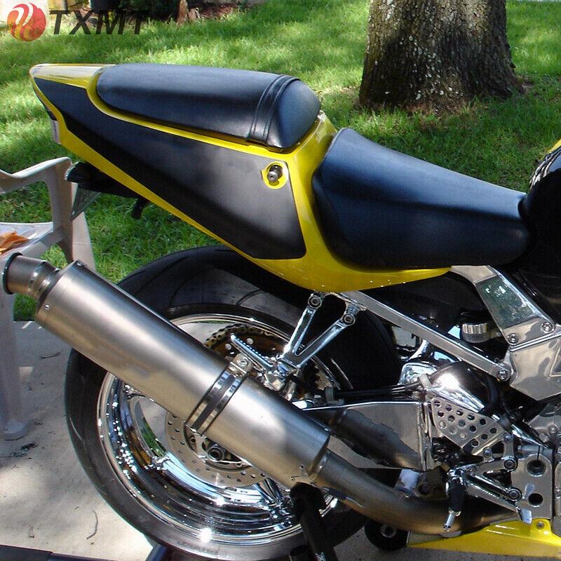 Совместимое заднее сиденье и сумка для Honda CBR929RR 2000-2001 - Включает модифицированный кожаный хвост и заднее сиденье.