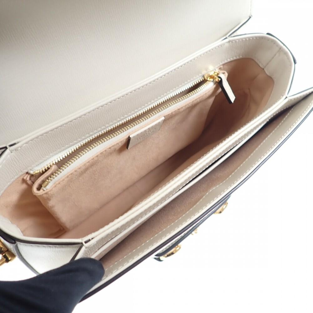 GUCCI  602204_92TCG_9761 Shoulder Bag beige/Ebony GG Supreme Canvas/leather Women