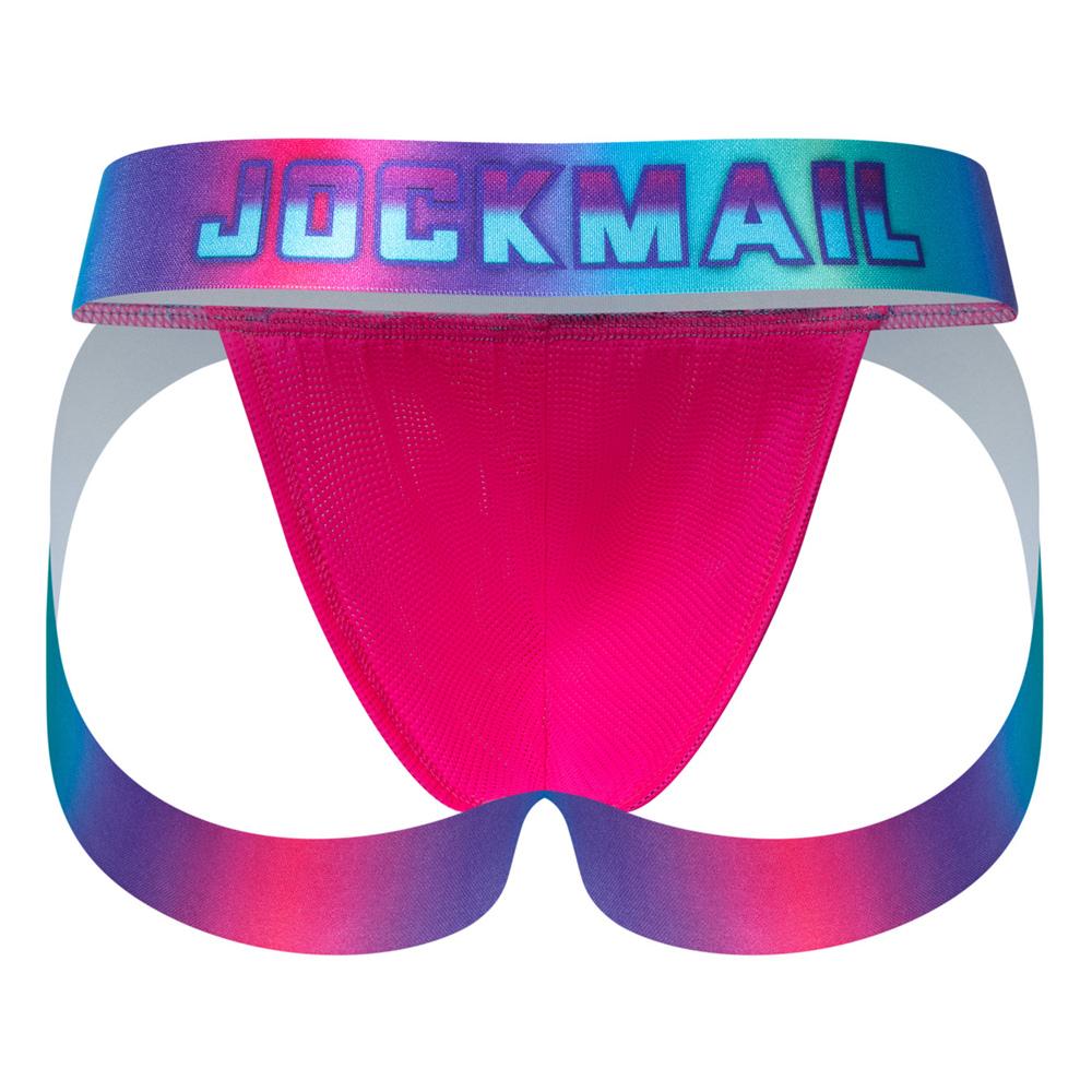 Бандаж-трусы JOCKMAIL Tie Dye Waistband, модное спортивное белье с низкой талией, повседневное мужское нижнее белье с низкой талией