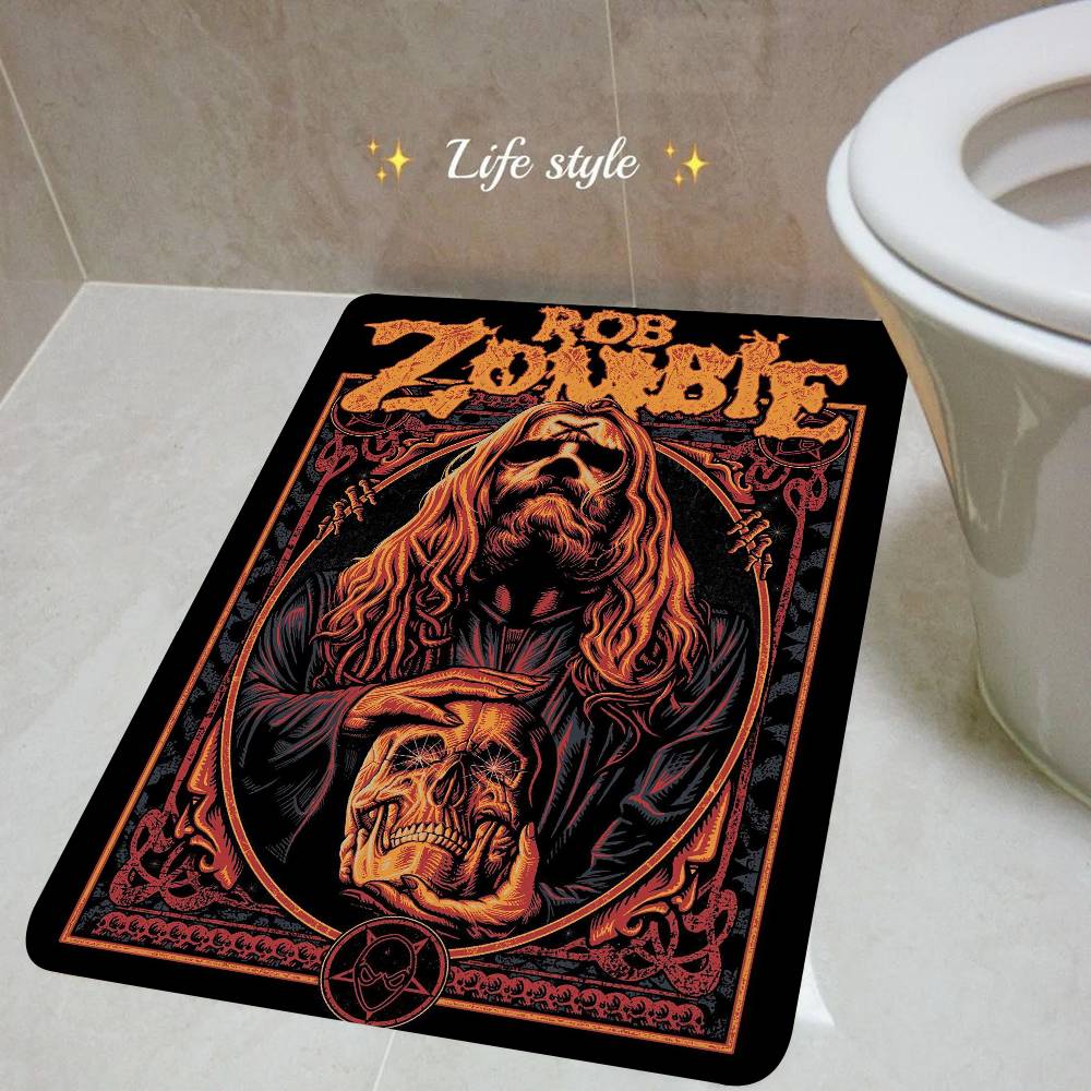 Коврик для пола Rob Zombie в стиле INS, мягкий, для спальни, дома, прачечной, противоскользящий, бытовые ковры
