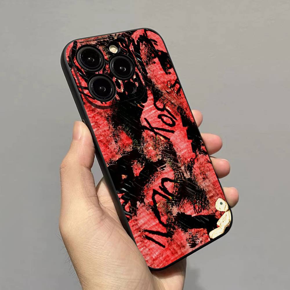 Чехол для телефона рок-группы K-Korn для iPhone 17 16 15 14 11 12 13 Mini Pro XS Max Plus Funda Shell