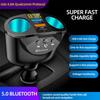 Car Charger Bluetooth FM Transmitters Cigarette Lighter Dual USB QC 3.0 Splitter Quick Charge 12V Auto Hands-free Call Sockets
