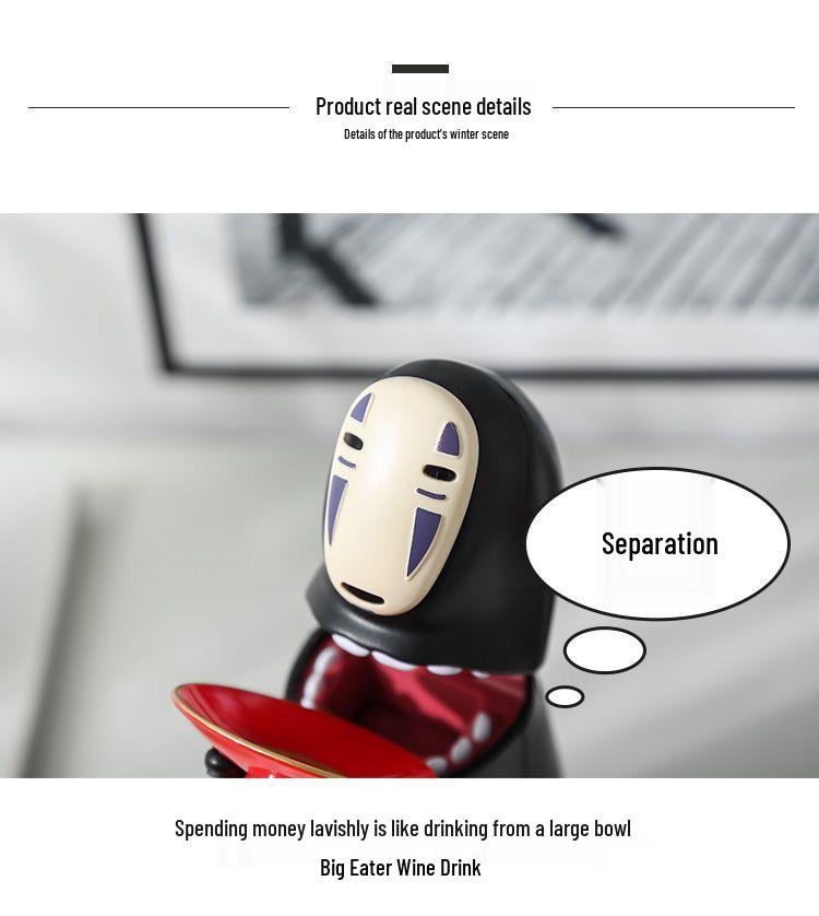 Унесенные призраками Безликий Свинья-Копилка, Пожирающая Монеты, для Взрослых и Девочек