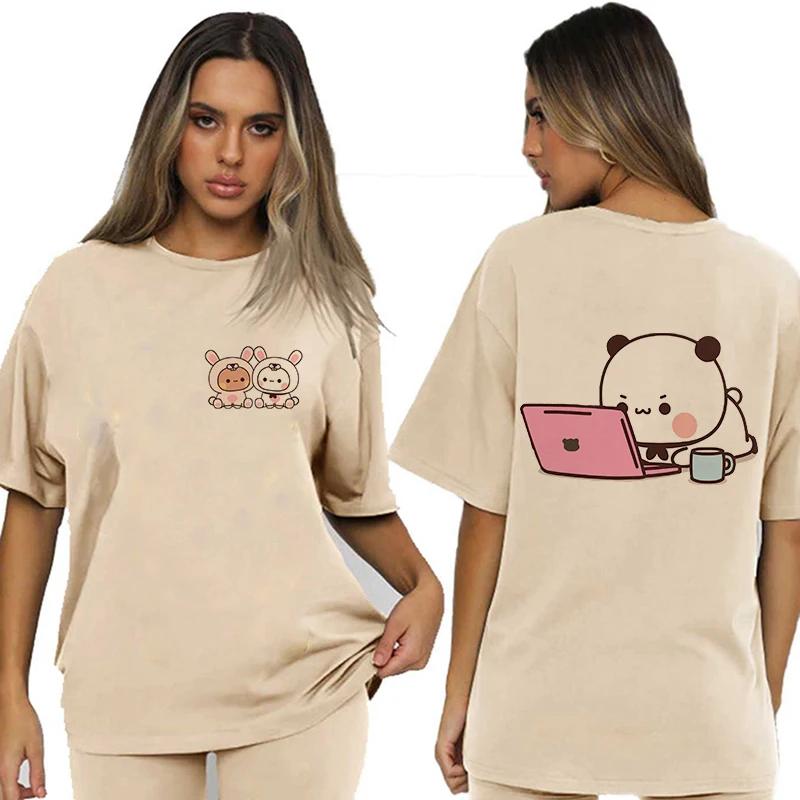 Bubu Dudu EU Size Tops Cute Manga Tee Shirt Women Men Funny Tshirt Graphic Casual T Shirt Y2k Streetwear Cartoon Gothic Clothes