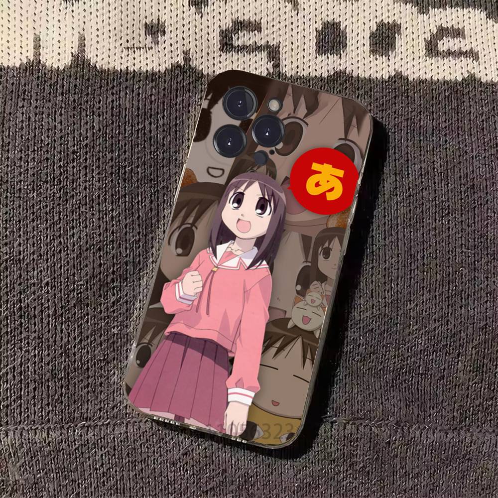 KASUGA AYUMU Azumanga Daioh Чехлы для телефона для iPhone 17 16 15 14 13 12 11 Pro Max Plus Роскошная защита камеры Пластик