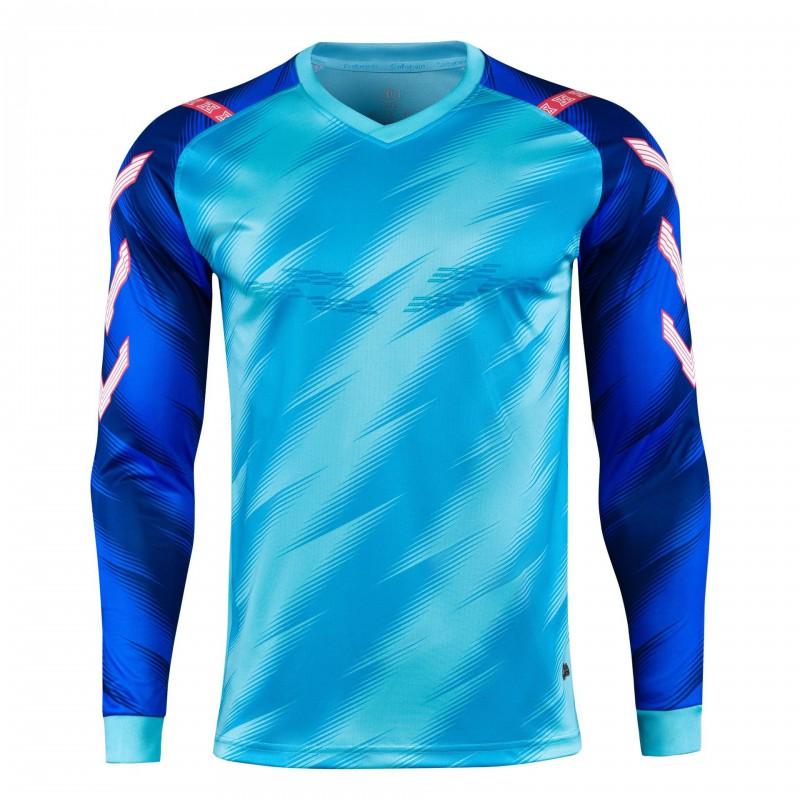 Mens Goalkeeper Jersey Soccer Uniform Top Breathable Sportswear Training Match Winter
