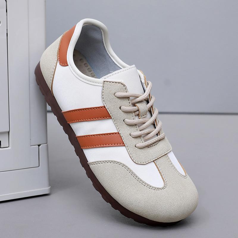 Dexun Shoes Women's 2025 Spring and Autumn New Retro Versatile Light Flat Breathable Soft Baseplate Shoes Internet Celebrity Sports and Leisure