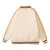 American Vintage Cartoon Embroidered Thick Jacket Winter Warm Cotton Coat Men Women