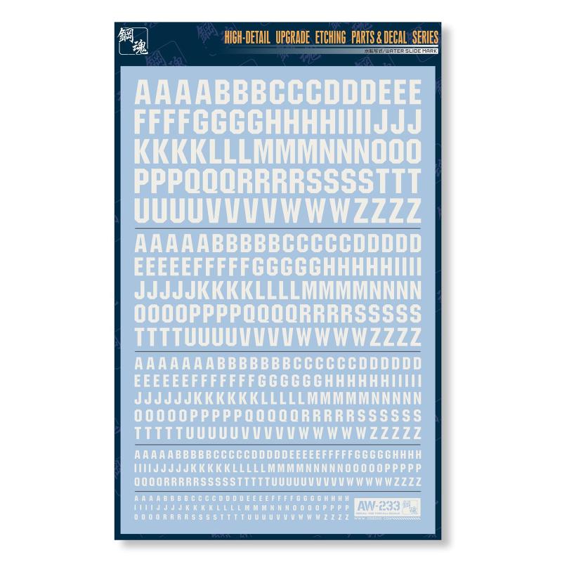 Number Letter Water Decal Stickers Clear Print Removable Multiple Patterns for Wedding Party Decor DIY Art Projects