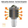 1 шт. светодиодная фара для мотоцикла Bulb1000LM 6000K 3000K Hi/Lo Beam Light для квадроциклов, мото, мотоциклов, аксессуаров