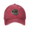 This Is Me If You Even Care Sad Hamster Meme Baseball Cap Vintage Distressed Denim Headwear Unisex Women Outdoor Activities Hat Cap